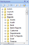 File Explorer pane